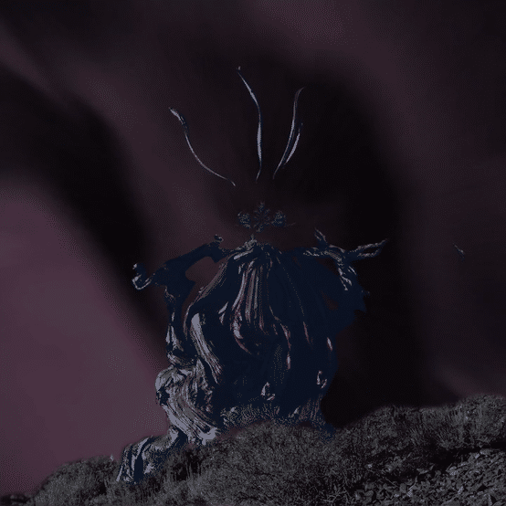 A 6-second animated GIF excerpted from Dispatch 002 showing a bristlecone pine morphing into three dimensions.